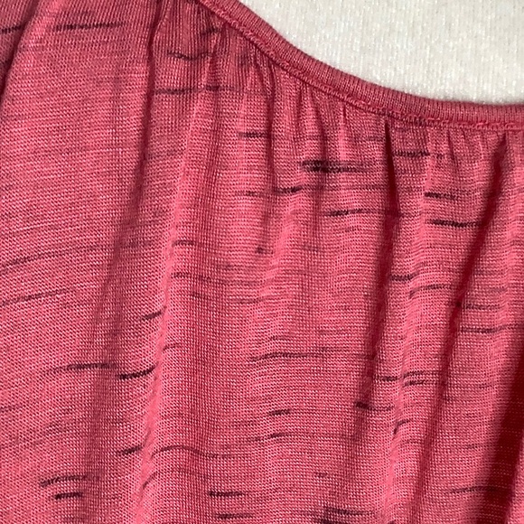 H.I.P. Pink Jersey Knit Cold Shoulder Top Size M - Picture 5 of 9